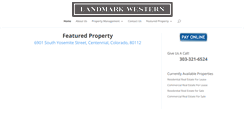 Desktop Screenshot of landmarkwestern.com