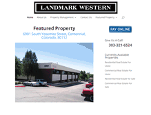 Tablet Screenshot of landmarkwestern.com